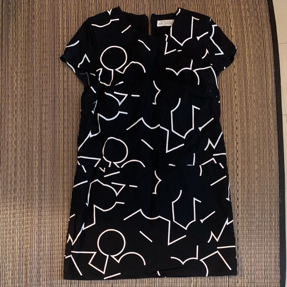Eve Gravel Linen blend Minidress